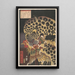 Der Tiger von Rykoku aus der Serie Wahre Szenen von Hirokage - Utagawa Hirokage — gerahmtes Bild an der Wand