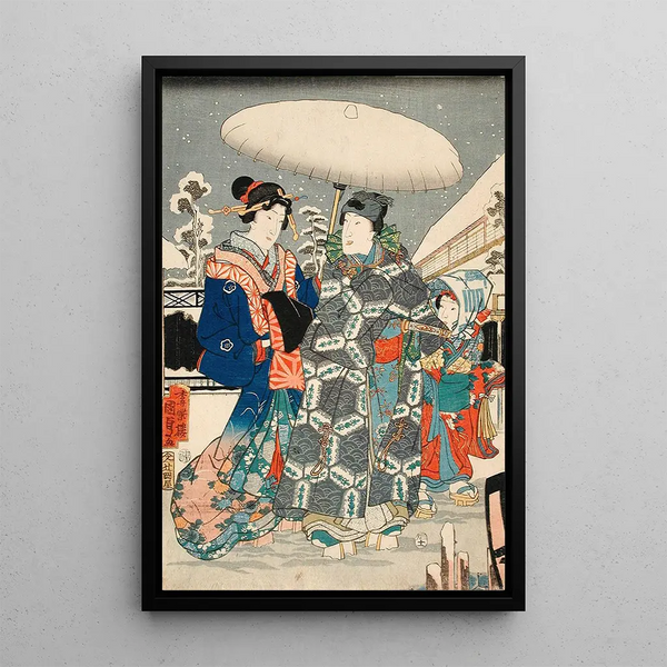 Utagawa Kunisada II - First Snow.webp