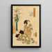 Sentiments Persistants einer späten Sammlung von Genji - Utagawa Kunisada II — gerahmtes Bild an der Wand