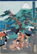 Akt VIII Hochzeitsprozession von Konami - Utagawa Kunisada Toyokuni III — Ansicht des Kunstwerks