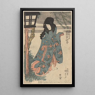 Utagawa Kunisada Toyokuni III - Actor Iwai Hanshiro in the Role of Oito.webp