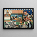 Akteure, die sich selbst votive Bilder ansehen - Utagawa Kunisada Toyokuni III — gerahmtes Bild an der Wand
