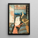 Restaurant-Gemälde Ebiya Ichikawa Danjr VIII in der Rolle von Ebizako no J - Utagawa Kunisada Toyokuni III — gerahmtes Bild an der Wand