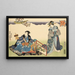 Huit vues figuratives, Sugata Hakkei Pl6 - Utagawa Kunisada Toyokuni III — gerahmtes Bild an der Wand