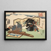 Huit vues figuratives Sugata Hakkei Pl7 - Utagawa Kunisada Toyokuni III — gerahmtes Bild an der Wand