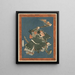 Ichikawa Danjūrō VII wie I no Hayata - Utagawa Kunisada Toyokuni III — gerahmtes Bild an der Wand