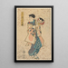 Ichikawa Kyuzo in der Rolle des Shodayu - Utagawa Kunisada Toyokuni III — gerahmtes Bild an der Wand