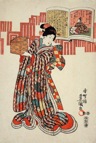 Utagawa Kunisada Toyokuni III - Poem by Kamakura Udaijin.webp