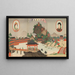 Ansicht von Peking in China - Utagawa Kuniteru III — gerahmtes Bild an der Wand