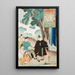 Poème de Dainagon Kint - Utagawa Kuniyoshi — gerahmtes Bild an der Wand