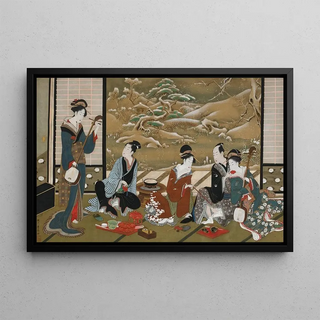 Utagawa Toyoharu - A Winter Party.webp
