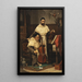 Moines Musiker - Valdemar Sichelkow — gerahmtes Bild an der Wand