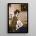 Portrait der Prinzessin Olga Orlova - Valentin Alexandrowitsch Serow — gerahmtes Bild an der Wand