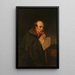 Der carlistische Verschwörer - Valeriano Domínguez Bécquer — gerahmtes Bild an der Wand