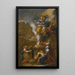 Der Opfer Noahs - Valerio Castello — gerahmtes Bild an der Wand
