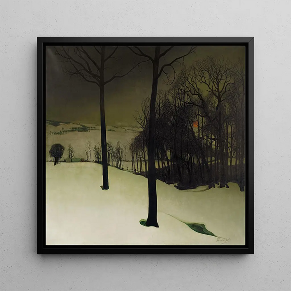 Valerius De Saedeleer - Het bos in de winder Forest in the Winter.webp