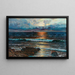 Sonnenuntergang am Ufer - Vartan Makhokhian — gerahmtes Bild an der Wand