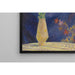 Reproduktion des Gemäldes Vase d'Anémones sur Fond Bleu - Henri Lebasque