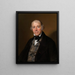 Gentleman en gilet à carreaux - Vasily Andreyevich Tropinin — gerahmtes Bild an der Wand