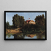 Landschaft mit Haus - Vasily Dmitrievich Polenov — gerahmtes Bild an der Wand