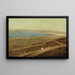 Promenade solitaire le long de la côte - Vasily Dmitrievich Polenov — gerahmtes Bild an der Wand