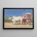 Kutschen für Delhi - Vasily Vereshchagin — gerahmtes Bild an der Wand