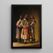 Dervisches in Festkleidung - Vasily Vereshchagin — gerahmtes Bild an der Wand