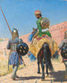 Krieger montiert in Jaipur - Vasily Vereshchagin — Ansicht des Kunstwerks
