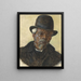 Studie für den Bettler in Washington - Vasily Vereshchagin — gerahmtes Bild an der Wand