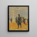 Die gefallenen Helden im Kampf - Vasily Vereshchagin — gerahmtes Bild an der Wand