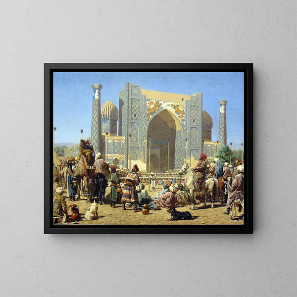 Sie sind triumphierend - Vasily Vereshchagin — gerahmtes Bild an der Wand