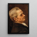 Portrait eines Mannes - Václav Brožík — gerahmtes Bild an der Wand