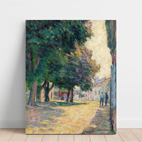 Reproduktion des Gemäldes Vence, Der sonnige Platz - Henri Lebasque