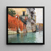Venedig der Große Kanal - Vincenzo Caprile — gerahmtes Bild an der Wand