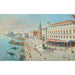 Reproduktion des Gemäldes Venedig, Luftaufnahme mit Santa Maria della Salute in der Ferne - Antonietta Brandeis