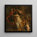 Venus, die einen Krieger bewaffnet, vielleicht Johan Maurits Graf von Nassau-Siegen an Vulcains Schmiede - Thomas Willeboirts Bosschaert — gerahmtes Bild an der Wand
