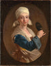 Portrait einer Mädchen mit Maske - Véronese Schule — Ansicht des Kunstwerks