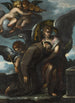 Saint François soutenu par des anges - École véronaise — Ansicht des Kunstwerks