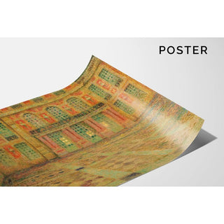 Versailles; Cour d'Honneur - Henri Le Sidaner | Reproduction Tableau Décoration murale affiche copie
