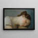 Kopf einer Frau - Vicente López Portaña — gerahmtes Bild an der Wand