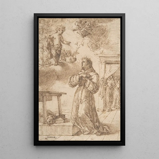 Vicente Salvador Gmez - The Vision of Saint Anthony of Padua.webp