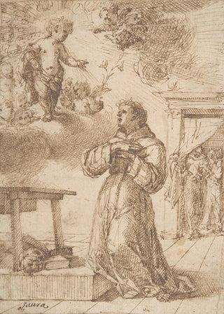 Vicente Salvador Gmez - The Vision of Saint Anthony of Padua.webp