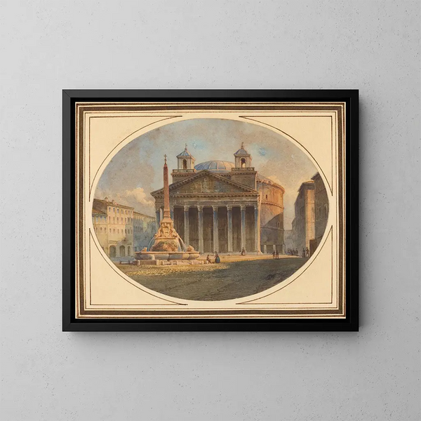 Le Panthéon - Victor Jean Nicolle — gerahmtes Bild an der Wand