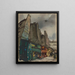 Place Saint - André - des - Arts, Paris, zwischen der Sugerstraße und der Saint - André - des - Arts - Victor Alfred Lundy — gerahmtes Bild an der Wand