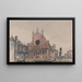 Santi Giovanni e Paolo Statue de Bartolomeo Colleoni Verrochio Scuola di San Marco Venezia - Victor Alfred Lundy — gerahmtes Bild an der Wand