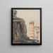 Tempel von Luxor - Victor Alfred Lundy — gerahmtes Bild an der Wand