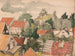Ansicht von Visby vom Norder Klint aus mit den Ruinen von Saint-Nicolas - Victor Alfred Lundy — Ansicht des Kunstwerks
