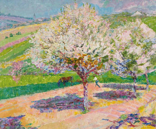 Victor Charreton - Arbres En Fleur Dans La Prairie.webp