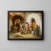 Der Tag nach dem Ramadan in Marokko - Victor Eeckhout — gerahmtes Bild an der Wand