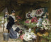 Eine Floristin, die ihre Blumensträuße vorbereitet - Victor Gabriel Gilbert — Ansicht des Kunstwerks